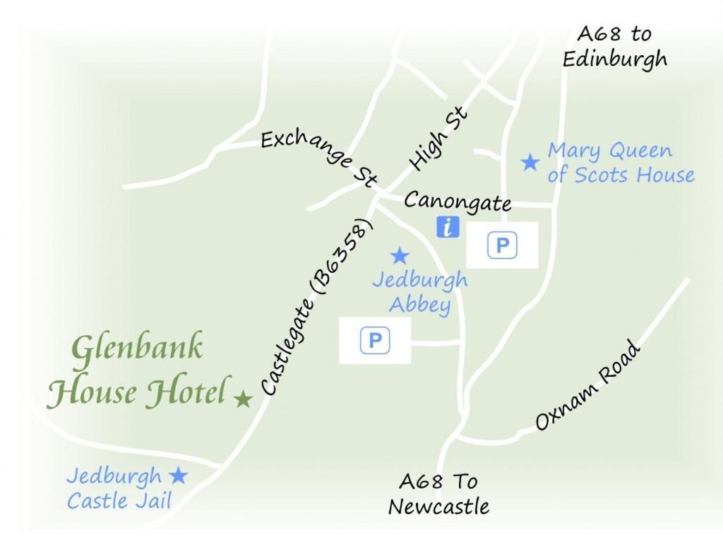 Glenbank House Hotel Jedburgh Exteriör bild